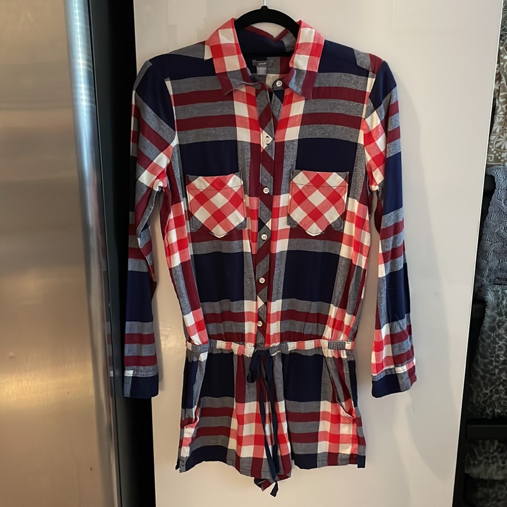 Aerie Plaid Romper